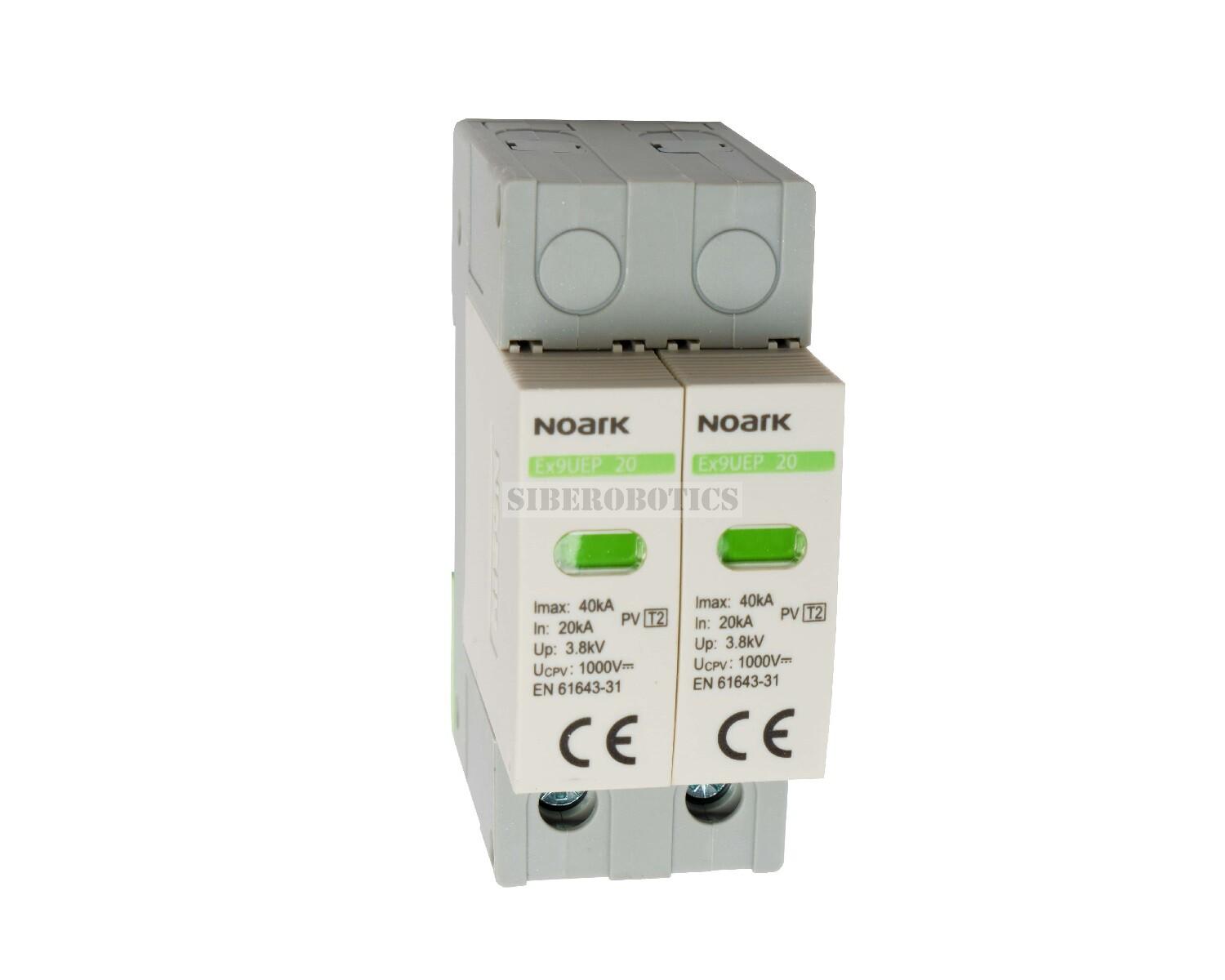 NOARK DC svodič přepětí 112904 2P, třída II, In=20kA, 1000 V DC, šířka 2moduly