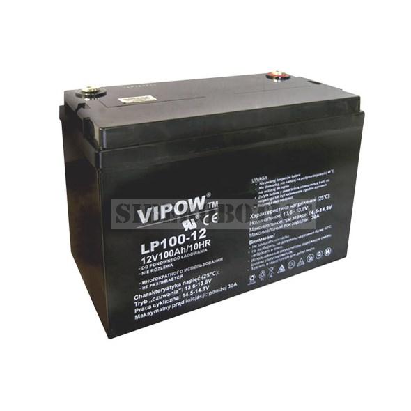 Baterie olověná 12V 100Ah VIPOW