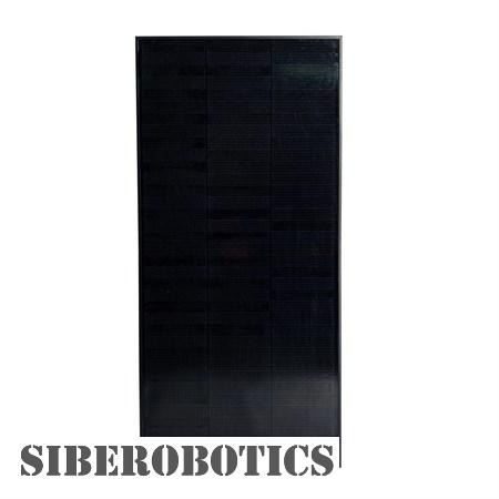 Solární panel SOLARFAM 12V/100W shingle monokrystalický černý rám 1160x450x30mm