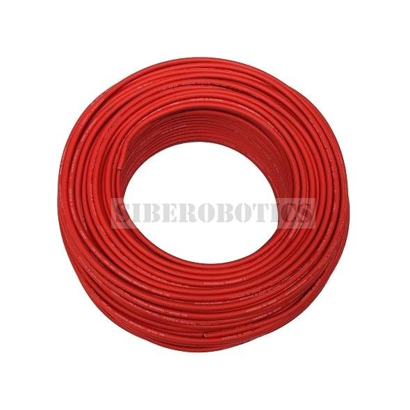 Solární kabel 4mm2, 1500V, červený, 100m
