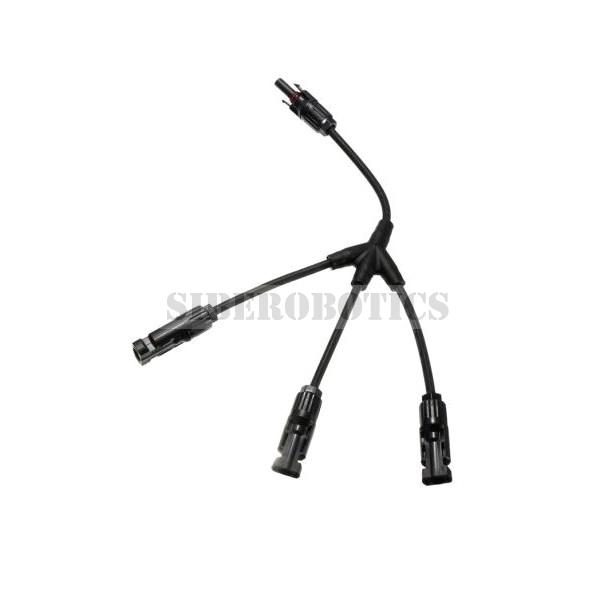 Kabel TIPA MC4 rozbočení 1x zdířka/ 3x konektor 30cm