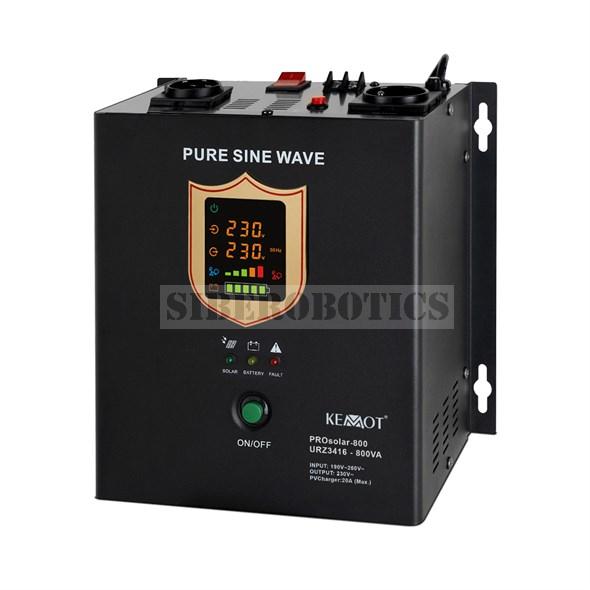 Měnič napětí KEMOT PROsolar-800 500W 12V Black