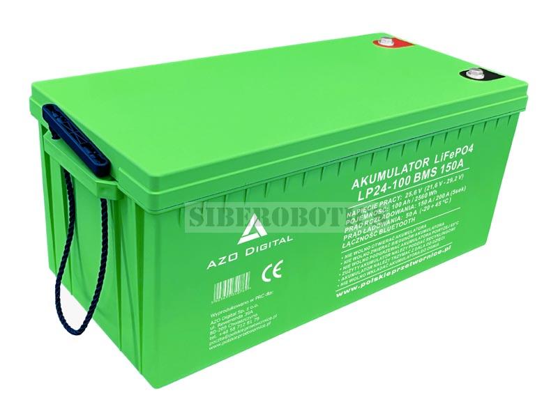 LiFePO4 LP24-100 Baterie 100Ah 24V 150A Bluetooth